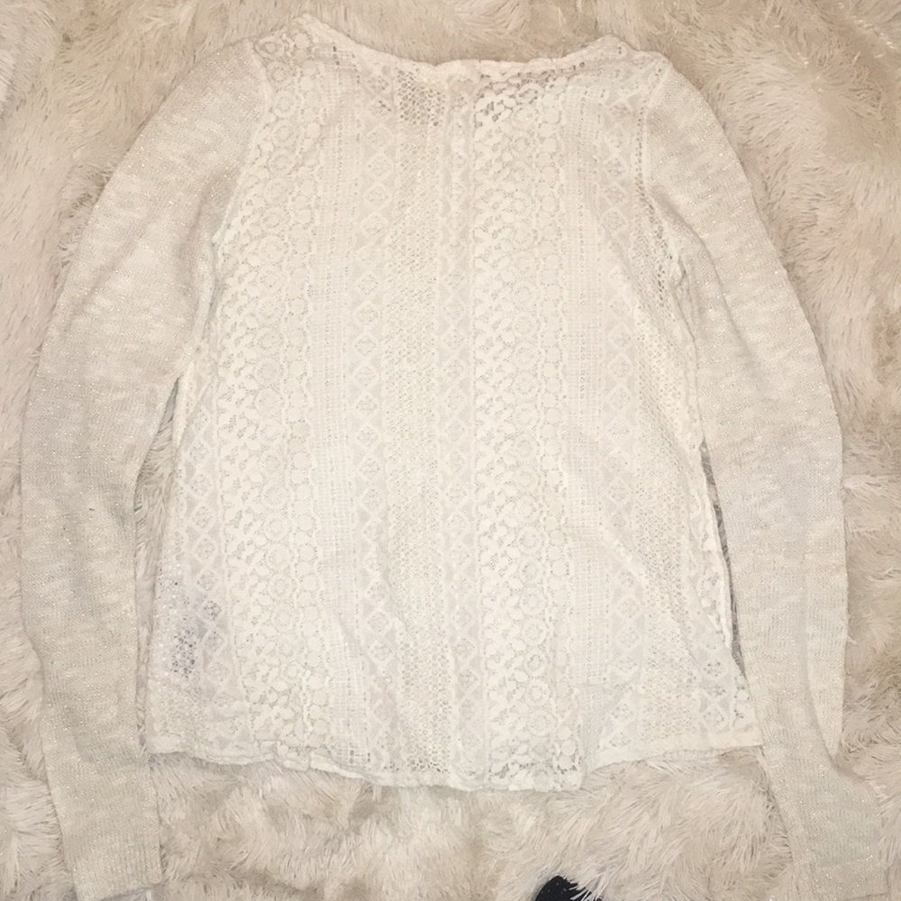 HOLLISTER LACE SWEATER - Picture 4 of 4